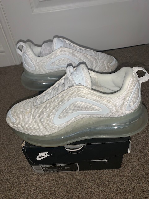 Nike Air Max 720 in White. Excellent Condition in original box. Size 6.  Cost £150, accept £35 ono | in Drumchapel, Glasgow | Gumtree